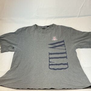 Gear For Sports Arizona wildcats Gray Short-Sleeve Tee Sz L. 0712
